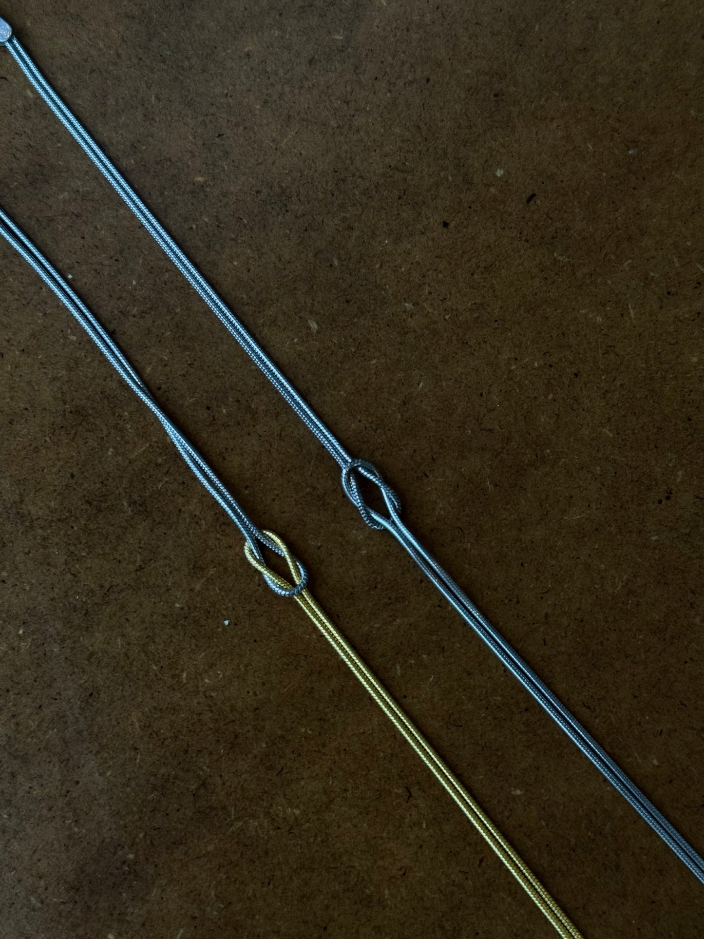 925 Gümüş | Düğüm Çift Bilekliği (2 Adet)