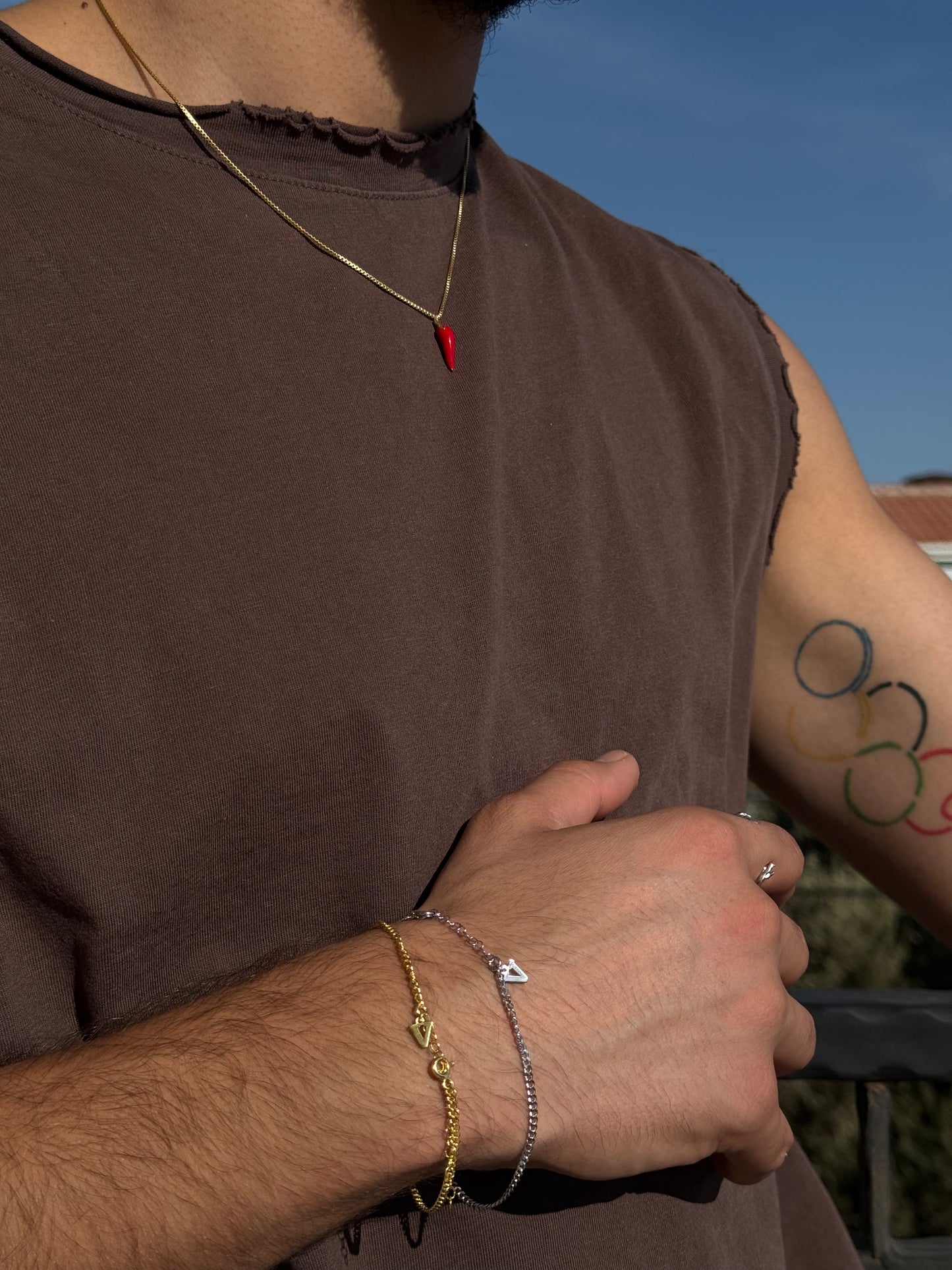 925 Gümüş | Kırmızı Biber Kolye