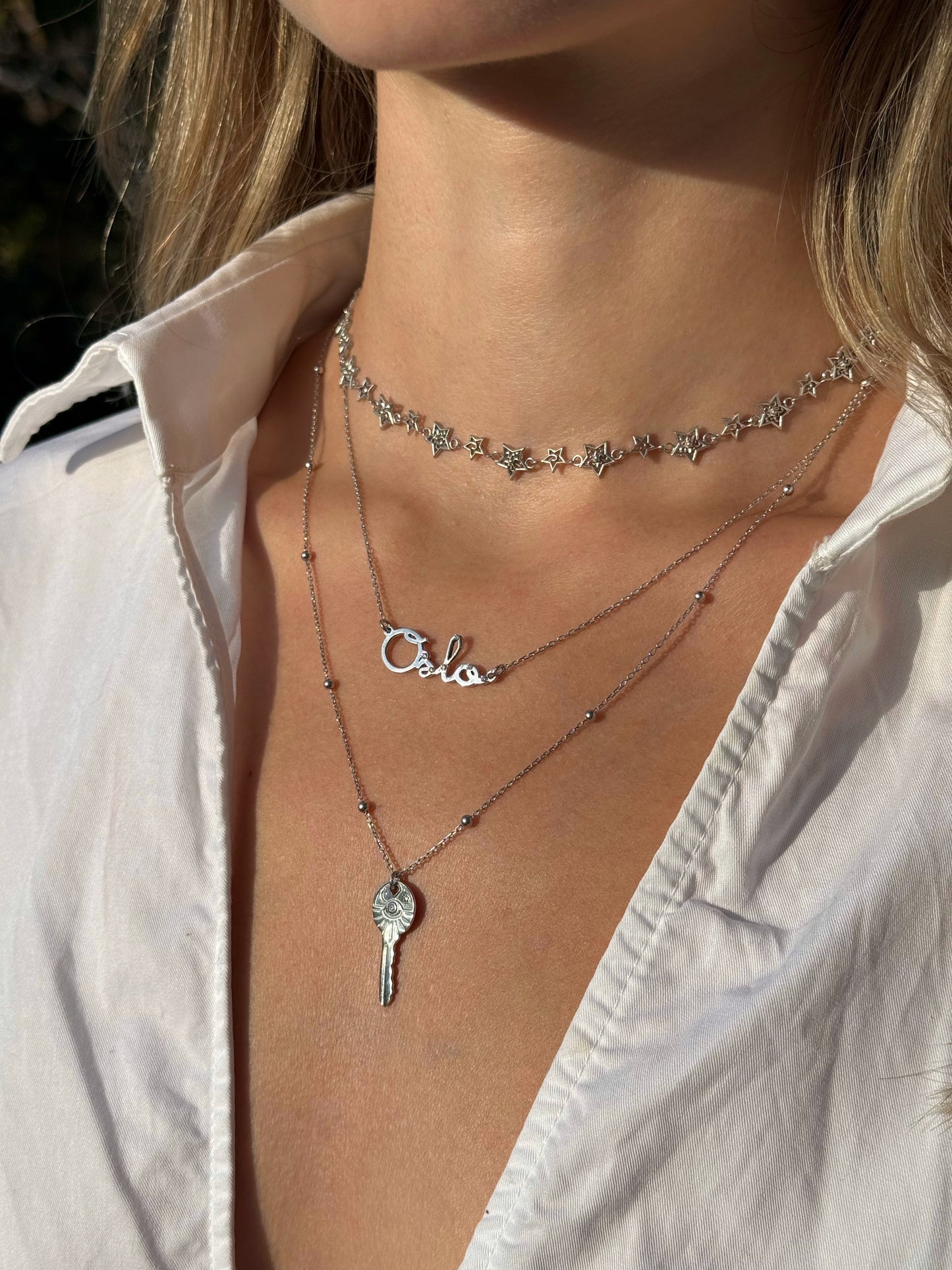 925 Gümüş | İsim Kolye