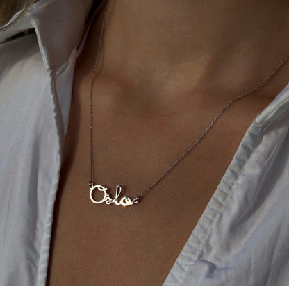 925 Gümüş | İsim Kolye