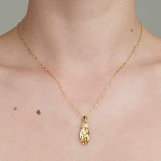 Hamsa El Kolye 925 Gümüş Kolye
