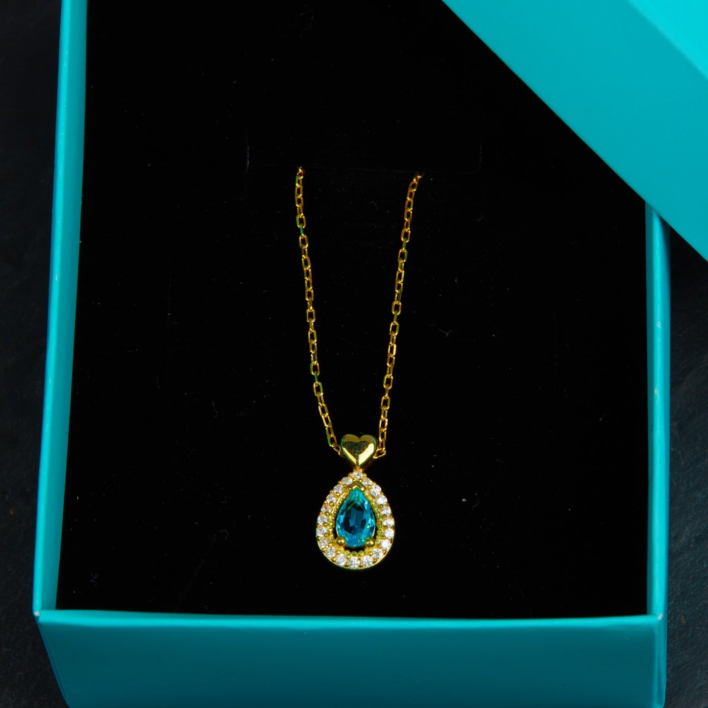 Birthstone Kolye 14K Altın Kaplama 925 Gümüş Kolye
