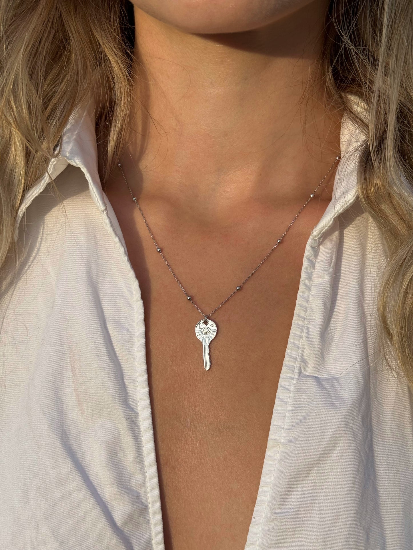 925 Gümüş | Anahtar Kolye