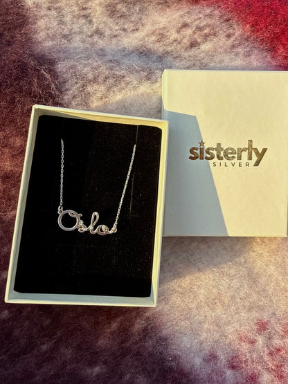 925 Gümüş | İsim Kolye