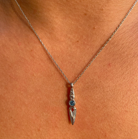 925 Gümüş | Jett Bıçak Kolye