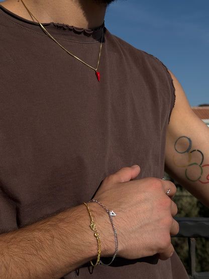 925 Gümüş | Kırmızı Biber Kolye