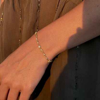 925 Gümüş | Harmoni Figür Bileklik