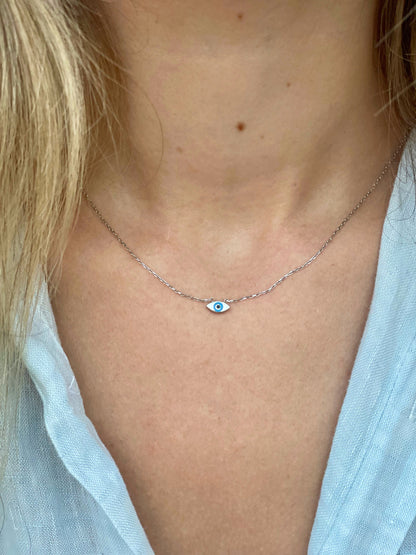 925 Gümüş | Mini Nazar Kolye