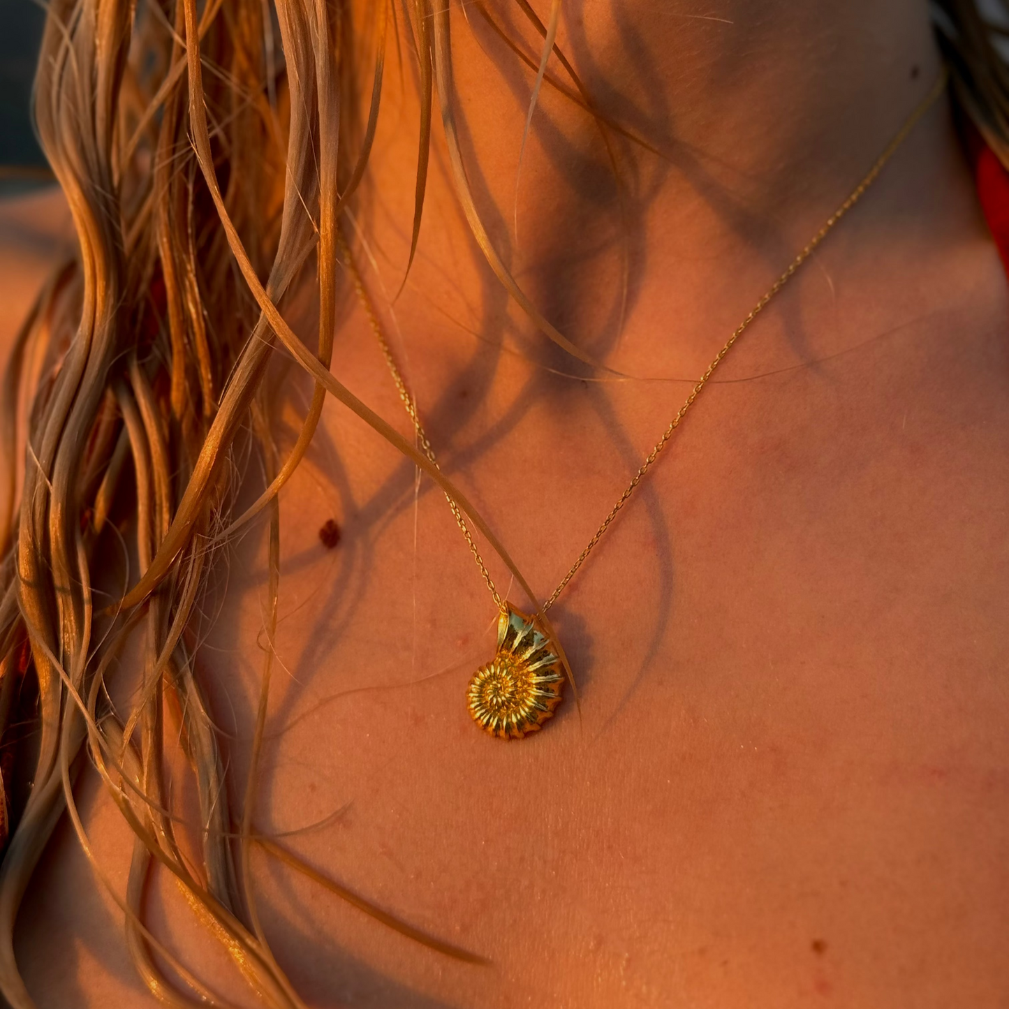 925 Gümüş | Salyangoz Kabuğu Kolye