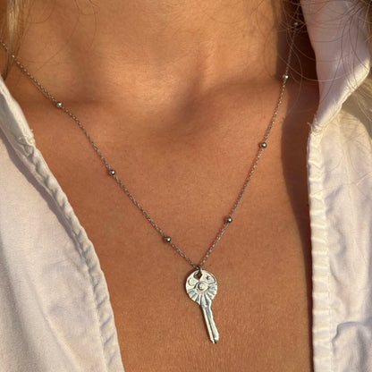 925 Gümüş | Anahtar Kolye