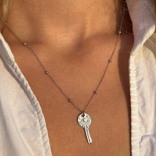 925 Gümüş | Anahtar Kolye